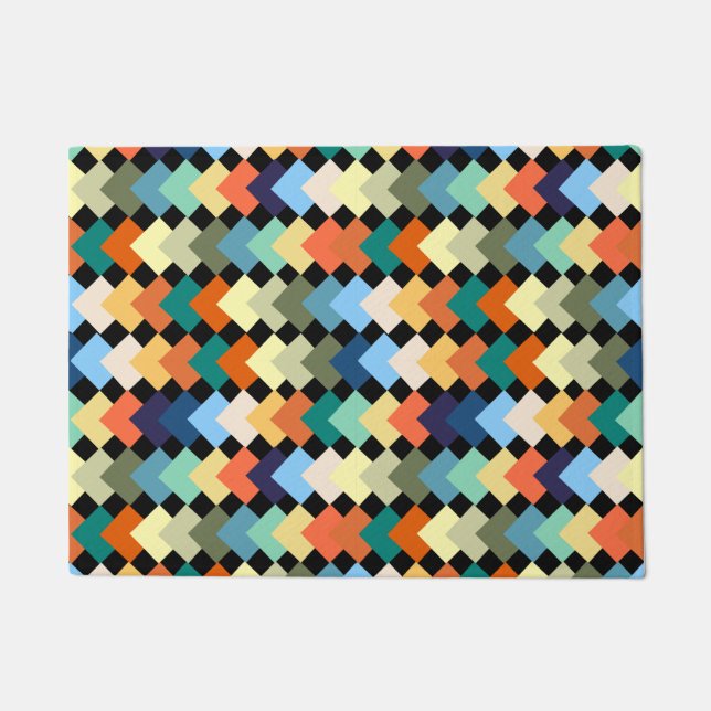 Light Colored Diamonds Doormat (Front)