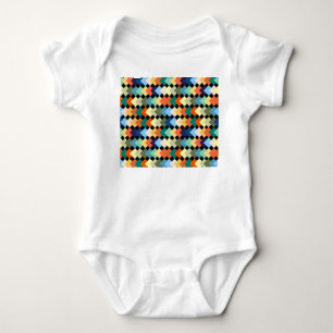 Light Coloured Diamonds  Baby Bodysuit