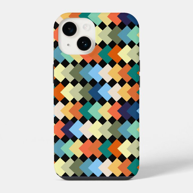 Light Coloured Diamonds iPhone Case (Back)