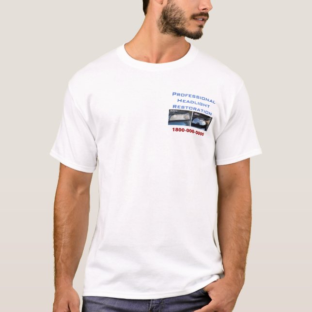 Light coloured t-shirt style #1 (Front)