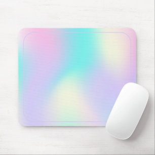 Light colours holographic background mouse pad