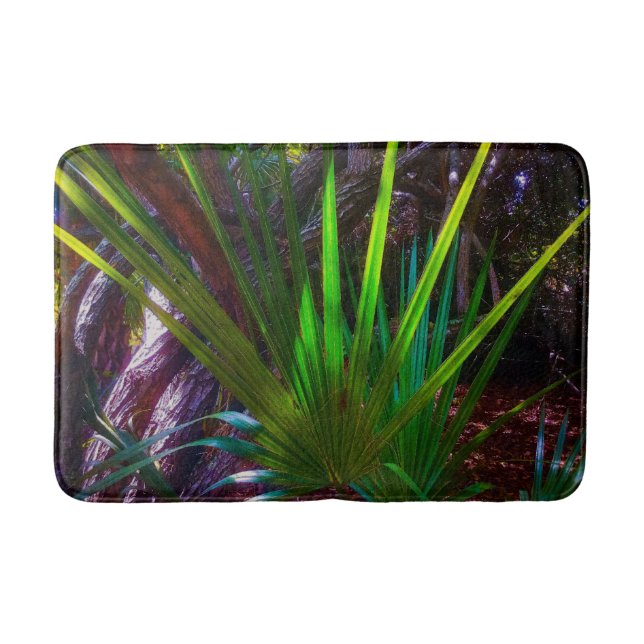 Light comes to the forest. bath mat (Front)