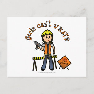 Light Construction Postcard