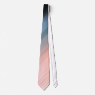 Light Coral and Grey Blue Stripes Tie