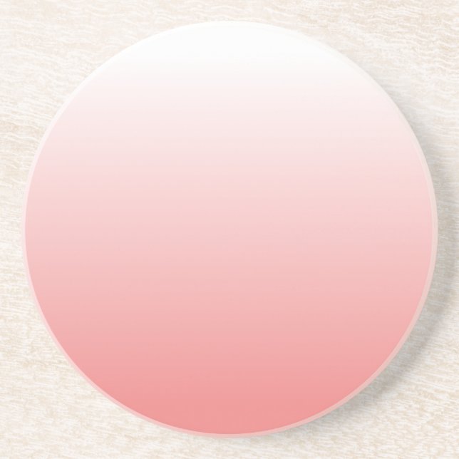 Light Coral Gradient Coaster (Front)
