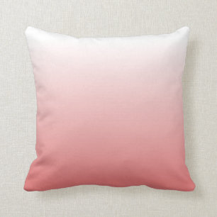 Light Coral Gradient Cushion