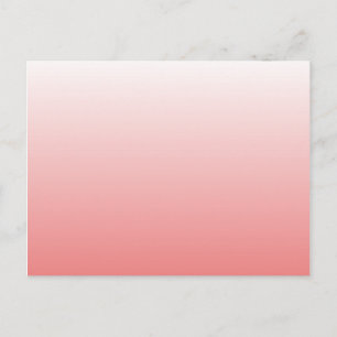 Light Coral Gradient Postcard