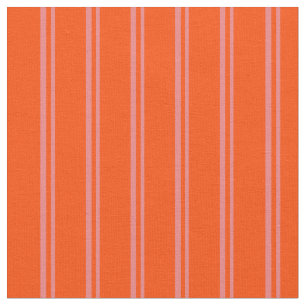 Light Coral & Red Coloured Stripes Fabric