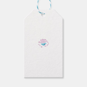 Light Cornflower Blue, Sky Megenta, Girly Gift Tags