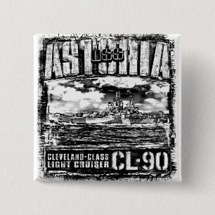 Light cruiser Astoria 15 Cm Square Badge