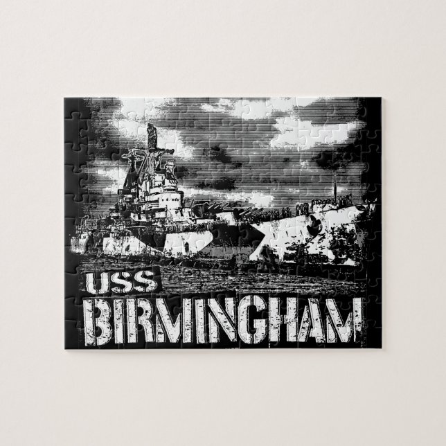 Light cruiser Birmingham Jigsaw Puzzle (Horizontal)