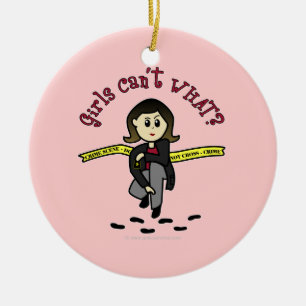 Light CSI Detective Ceramic Ornament