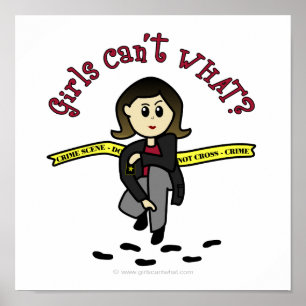 Light CSI Girl Poster