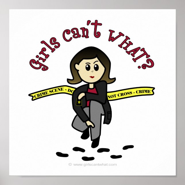 Light CSI Girl Poster (Front)