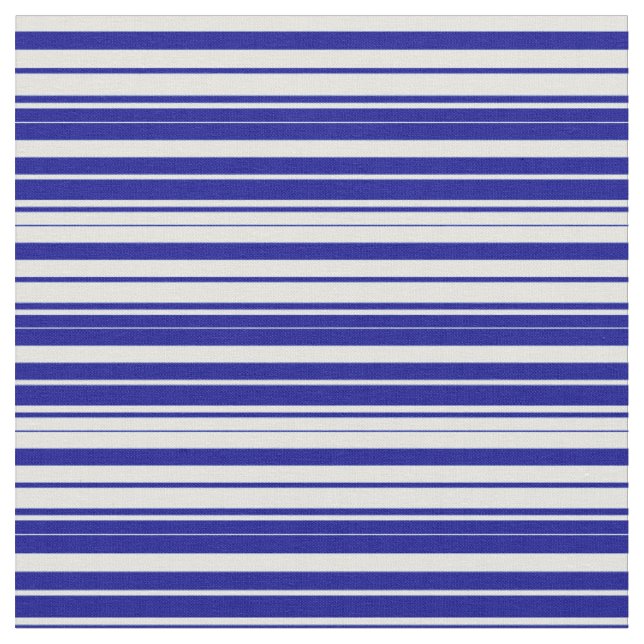 Light Cyan and Dark Blue Pattern Fabric (Close Up)