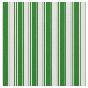 Light Cyan and Dark Green Stripes Pattern Fabric