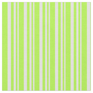Light Cyan and Light Green Coloured Stripes Fabric