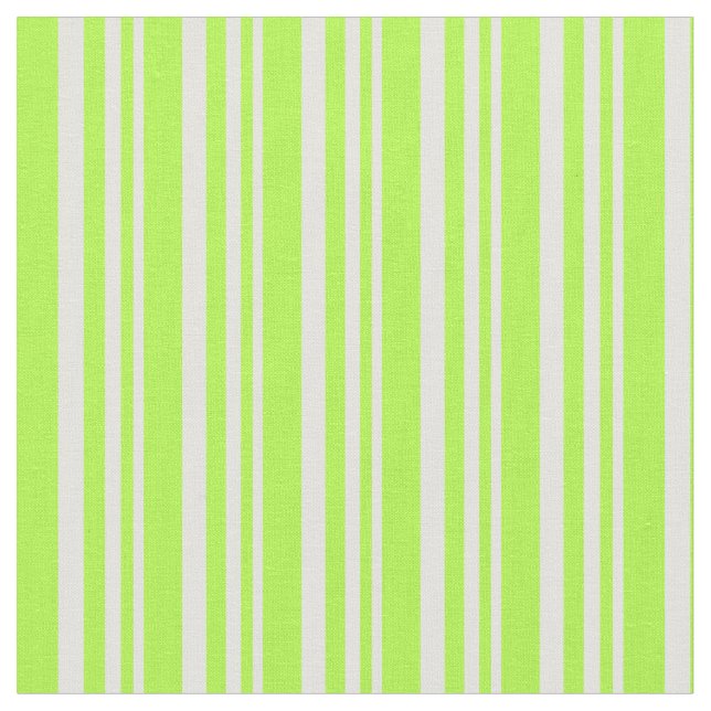 Light Cyan and Light Green Coloured Stripes Fabric (Close Up)