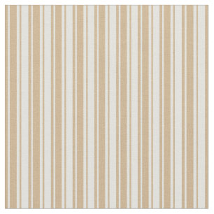 Light Cyan and Tan Pattern of Stripes Fabric