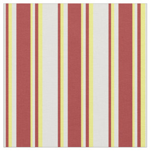 Light Cyan, Brown, and Yellow Pattern Fabric