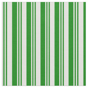 Light Cyan & Green Coloured Stripes Fabric
