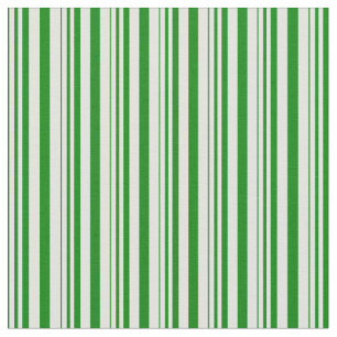 Light Cyan & Green Striped Pattern Fabric