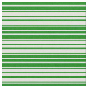 Light Cyan & Green Striped Pattern Fabric