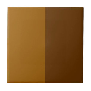 Light Dark Brown Part Half Sides Design Ceramic Tile