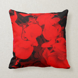 Light & dark flowers cushion