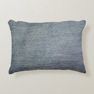 Light Denim Decorative Cushion