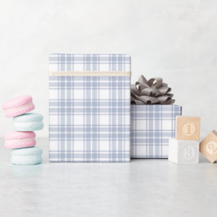 Light Dusty Blue Wrapping Pattern Roll Paper