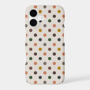 Light Earth Tone Woodlands Polka Dots Design