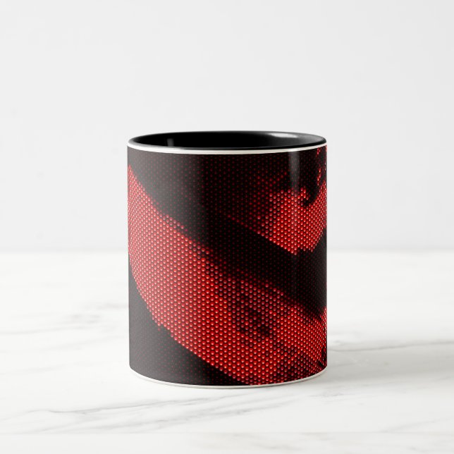 Light Emitting Diode Zeppelin Two-Tone Coffee Mug (Center)