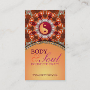 Light Energy  New Age Holistic Business Card