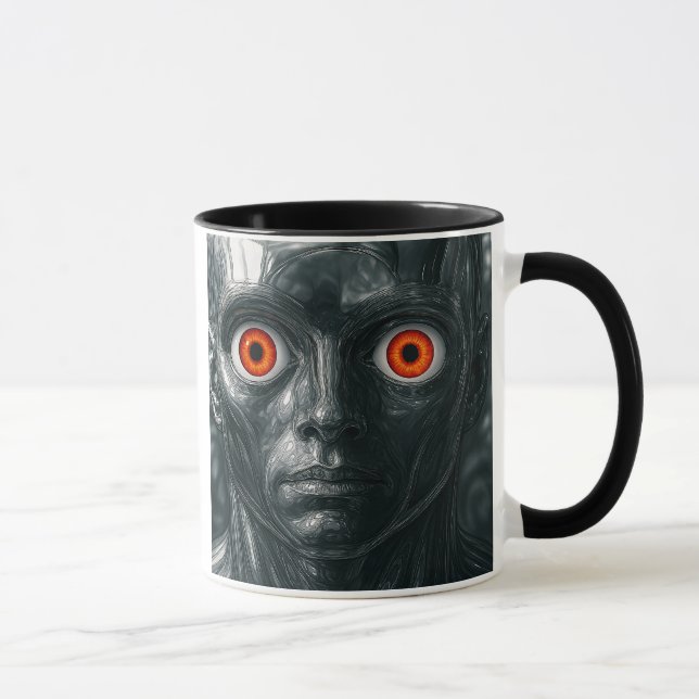 Light-eyed android mug (Right)