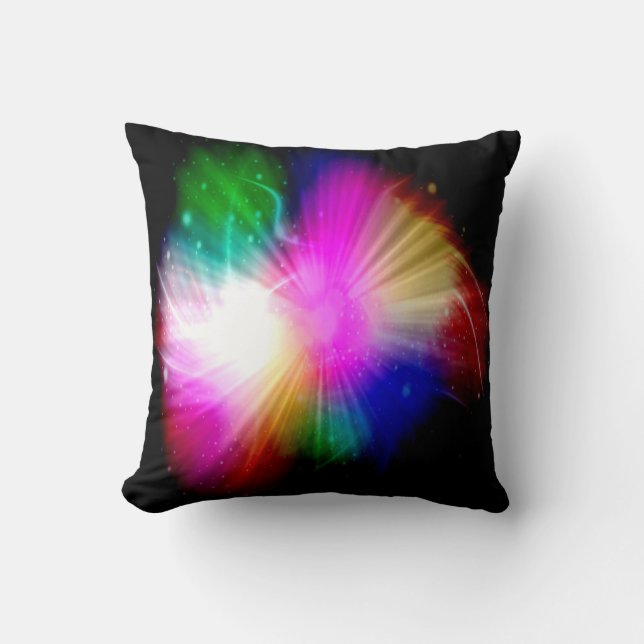Light fantasy abstract art 2 cushion (Front)