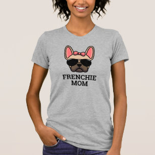 Light Fawn Female French Bulldog Frenchie Dog Mum T-Shirt