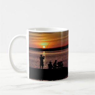 light fishermen coffee mug