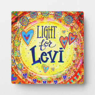 Light for Levi “Inspirivity” Plaque