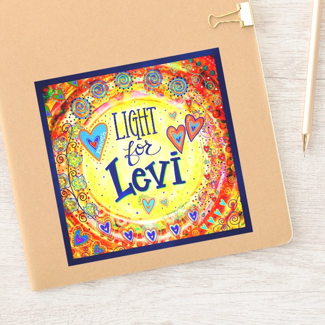 “Light for Levi” Inspirivity Sticker (Notebook)