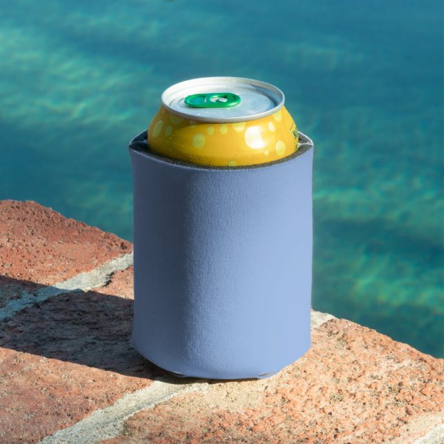 Light French Blue Solid Colour Can Cooler (In Situ Pool)