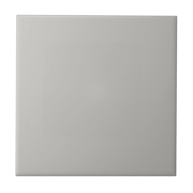 Light French Grey Solid Colour Ceramic Tile (Front)