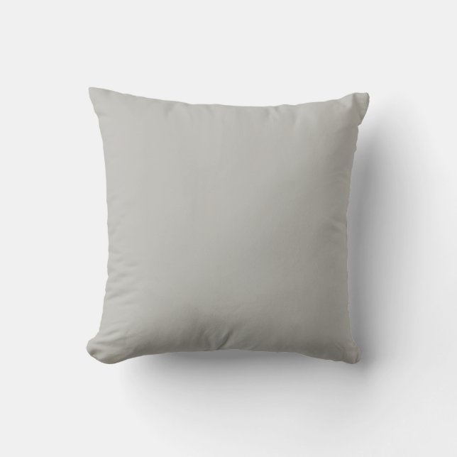 Light French Grey Solid Colour Cushion (Front)