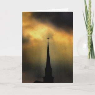 Light From Above In Sympathy Card