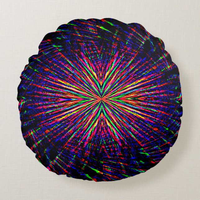 Light fun times..... round cushion (Front)