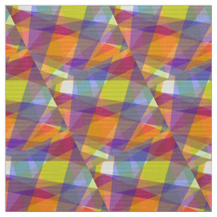 Light Geometric - Polyester Poplin Fabric