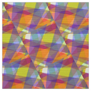 Light Geometric - Polyester Weave Fabric