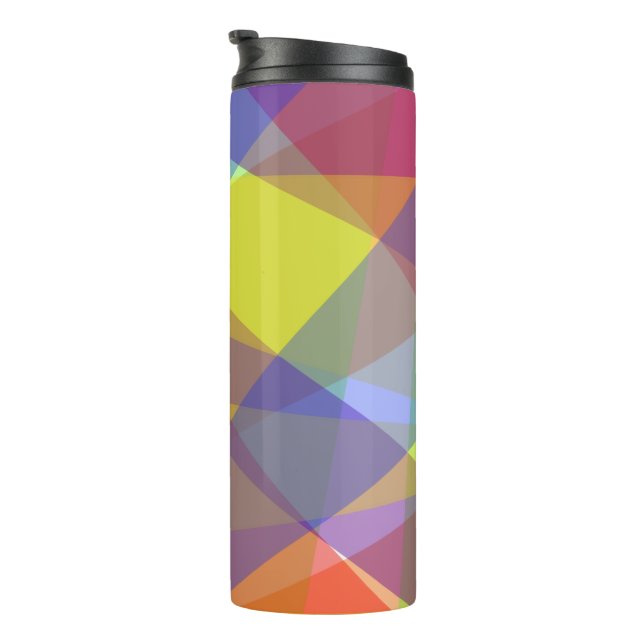 Light Geometric - Thermal Tumbler (Rotated Right)