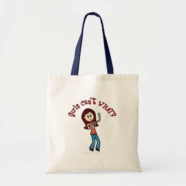 Light Girl Singer Tote Bag (Front)