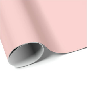Light Gossamer Pink, Solid Colour Pastel Pink Wrapping Paper